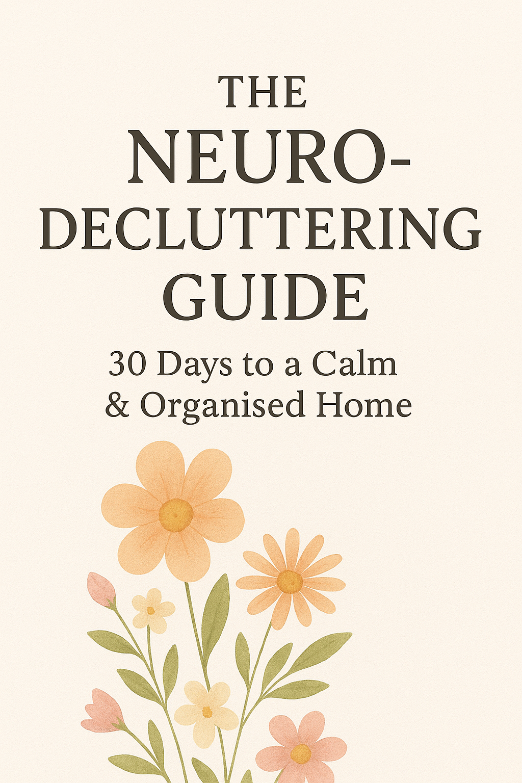 The Neuro-Decluttering Guide: 30 Days to a Calm & Organised Home