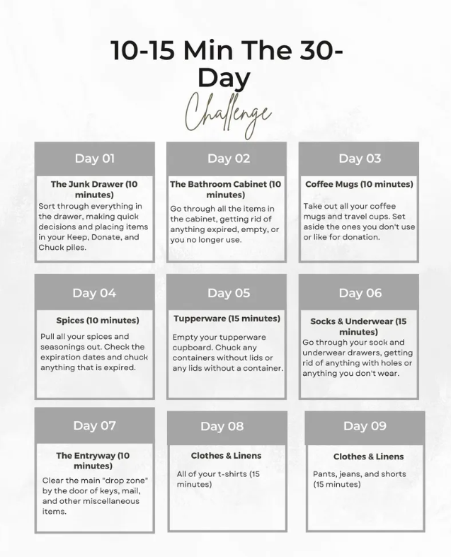 The Neuro-Decluttering Guide: 30 Days to a Calm & Organised Home